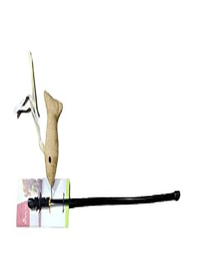 Pet Believe Pet Cat Feather Spring Stick Teaser Kitten Interactive Bell Rod Wand Playing Toy -1 Piece (Color May Vary) - Image 1